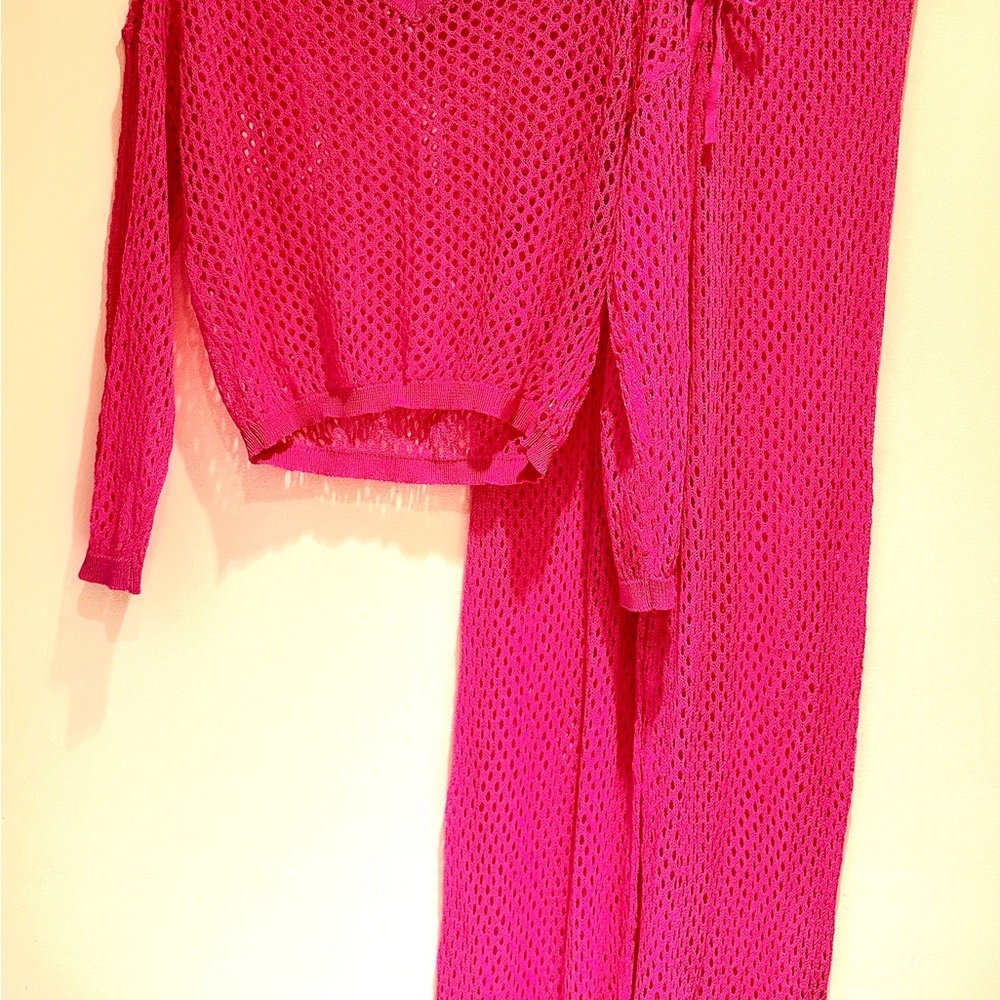 Mesh swimsuit Cover Set M